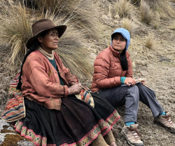 Vanessa Luna Celino Fieldwork in Peruvian Andes crop